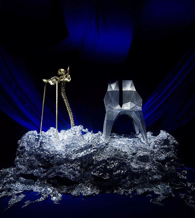 深海蓝的奇幻旅途，“STAY WITH ME” - 100椅凳展，上海 / 锦莳设计