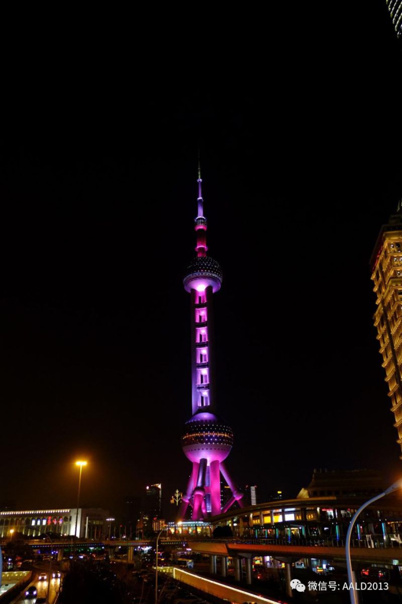 四个色调，七种色系 | 上海东方明珠照明设计赏析