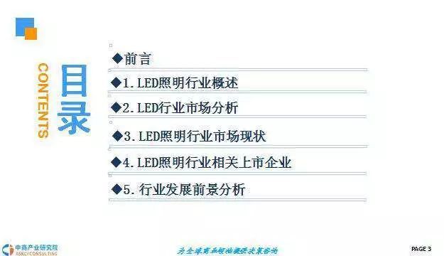 2018年中国LED照明行业前景研究报告