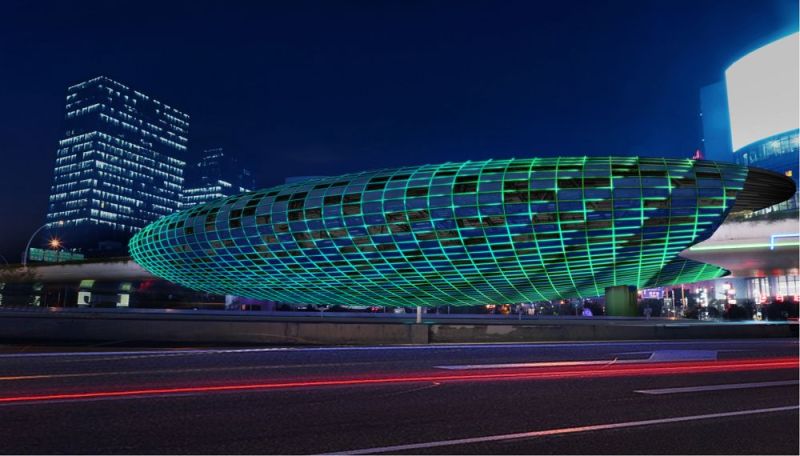 上海五角场彩蛋的三次景观灯光升级记！