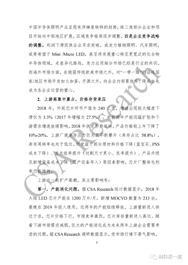 重磅！CSA Research发布《2018中国半导体照明产业发展蓝皮书》（附全文）