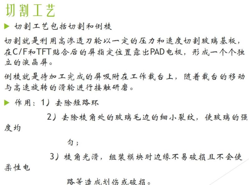 全面讲解TFT-LCD制屏工艺