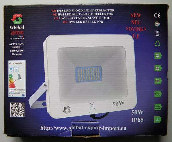 出口匈牙利的一款LED投光灯因质量问题被召回