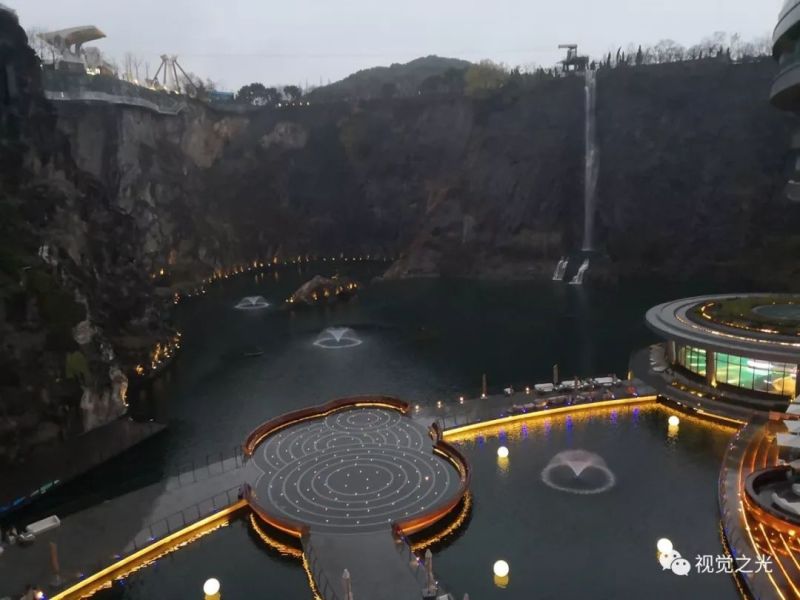 上海佘山深坑酒店光环境设计实地探访