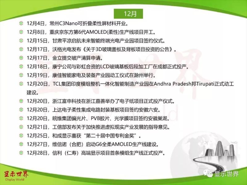 2018年显示产业那些事儿