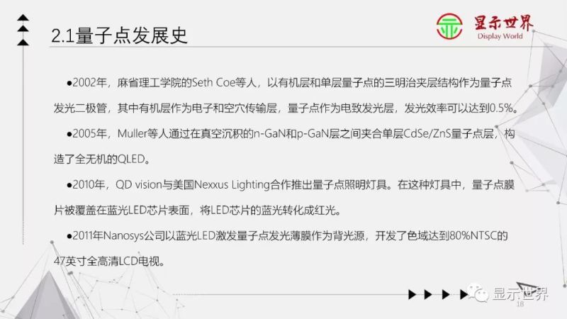 科普：什么是量子点显示？