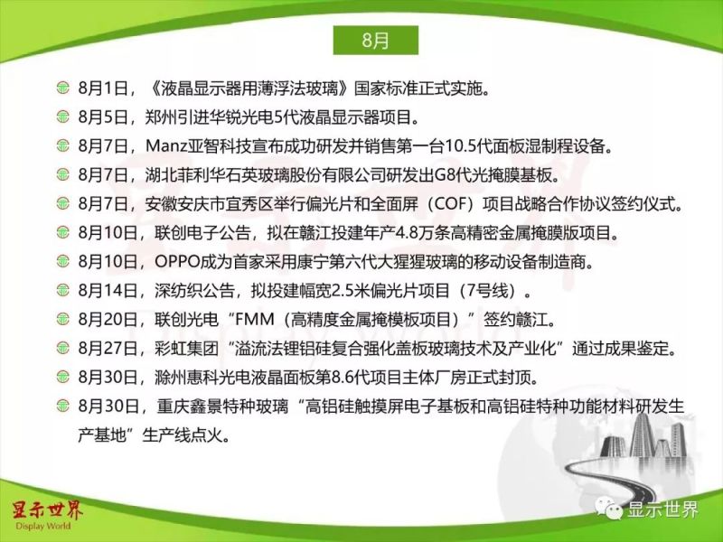 2018年显示产业那些事儿