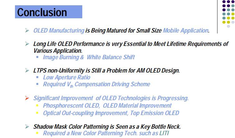 OLED结构及工艺技术讲解（英文版）