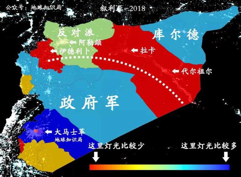 叙利亚内战带来了什么？灯光数据告诉你