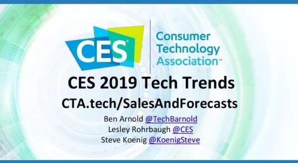 CES 2019 科技趋势(附40页PPT)
