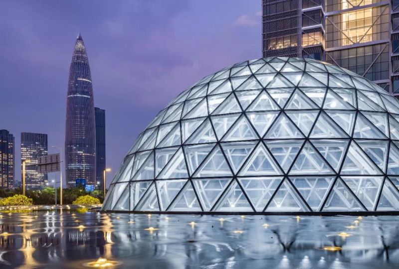 中国首个钢结构博物馆夜景照明设计赏析