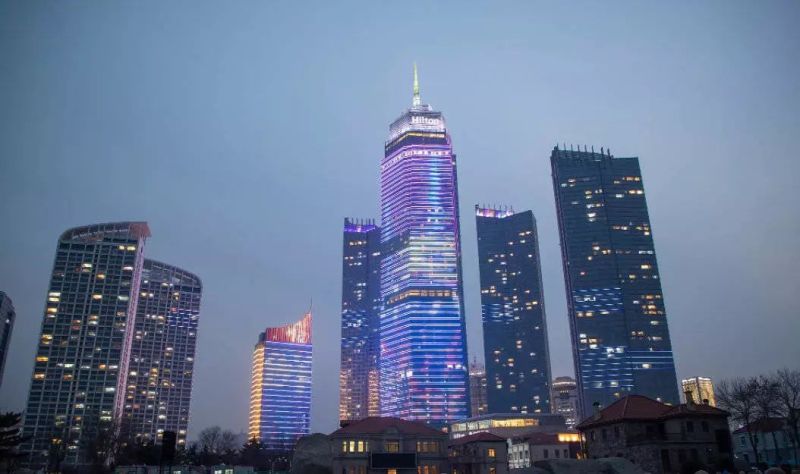 惊艳！小年夜烟台灯光秀初演，大年三十华丽开篇