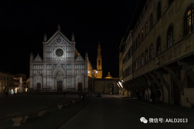佛罗伦萨圣十字大教堂——有情感的照明丨A·案例