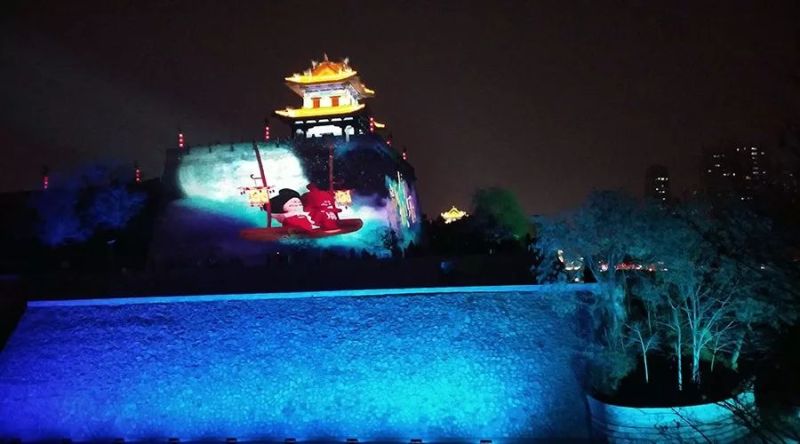 雅江光电X西安城墙|不一样的跨年仪式