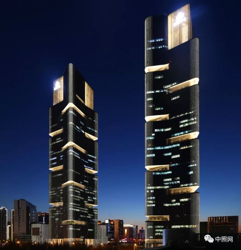 金手指奖 | 解密中国第一高双塔式建筑照明设计