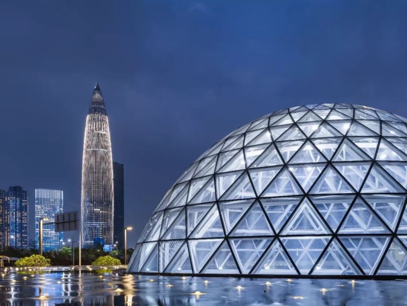 中国首个钢结构博物馆夜景照明设计赏析