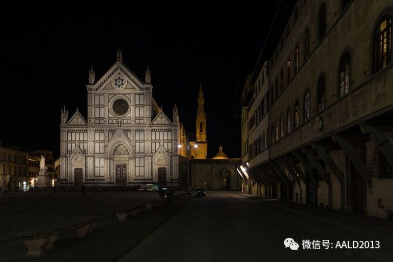 佛罗伦萨圣十字大教堂——有情感的照明丨A·案例