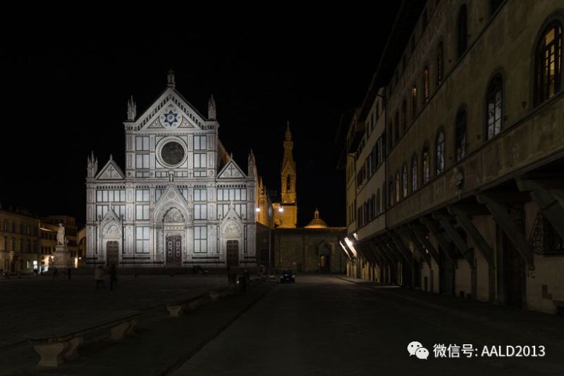 佛罗伦萨圣十字大教堂——有情感的照明丨A·案例