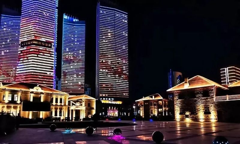 惊艳！小年夜烟台灯光秀初演，大年三十华丽开篇