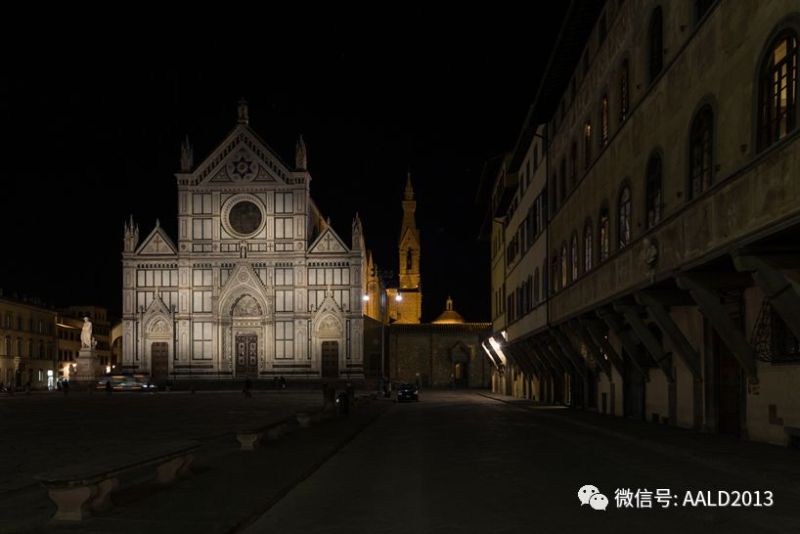 佛罗伦萨圣十字大教堂——有情感的照明丨A·案例