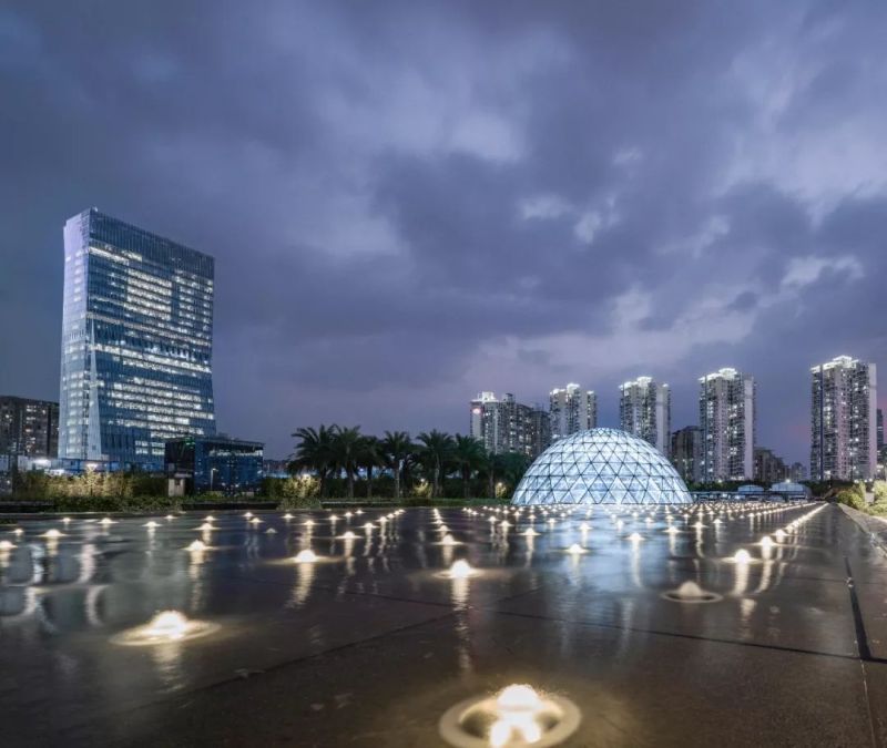 中国首个钢结构博物馆夜景照明设计赏析