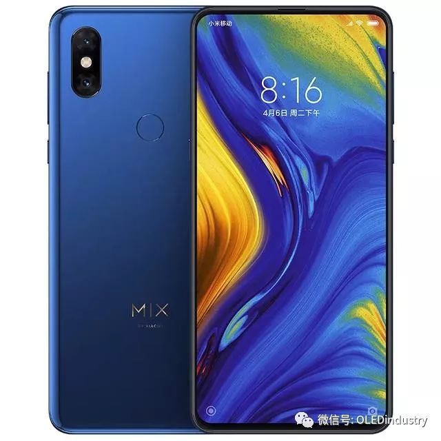采用三星AMOLED屏，小米MIX3发布