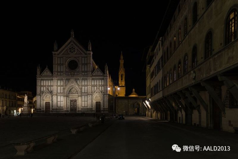 佛罗伦萨圣十字大教堂——有情感的照明丨A·案例