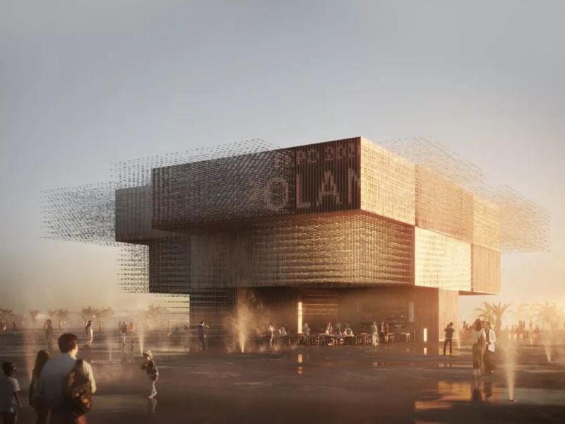 2020年迪拜世博会波兰馆亮相丨“鸟群馆”