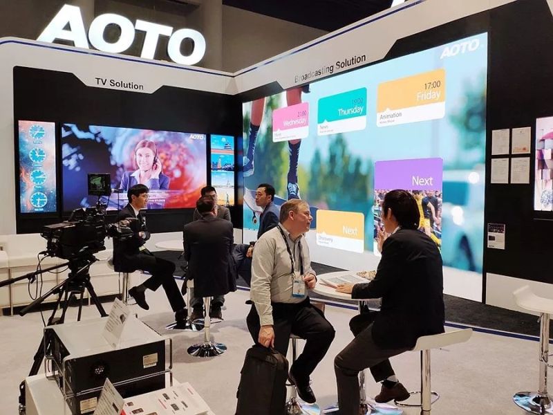 奥拓电子Mini LED技术在NAB Show大放异彩