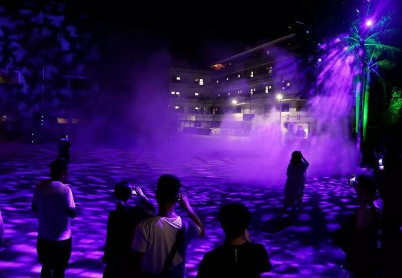 2019光亚展第三天，雅江光电光影秀爆炸好看！