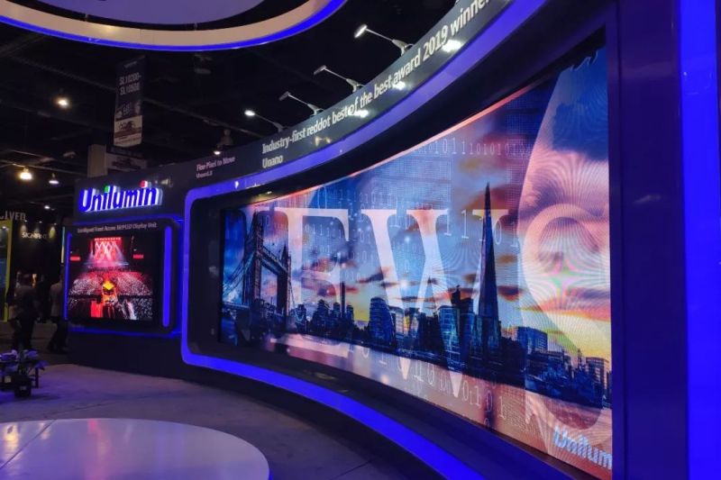 洲明携多项荣誉产品亮相2019NAB 尽显智慧大屏魅力