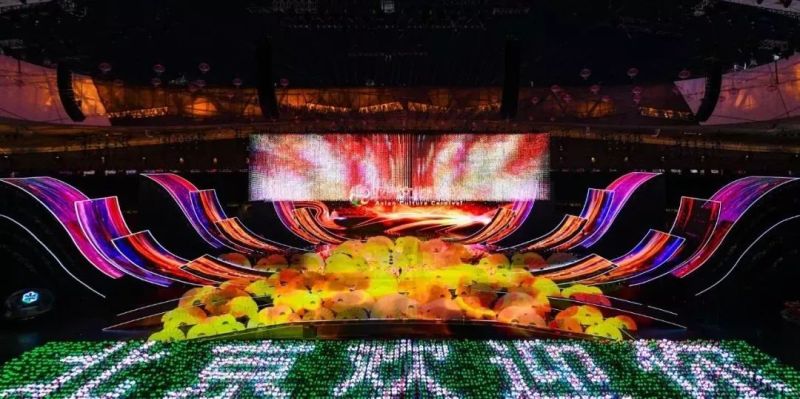 助力亚洲文化嘉年华 雅江光电绽放鸟巢