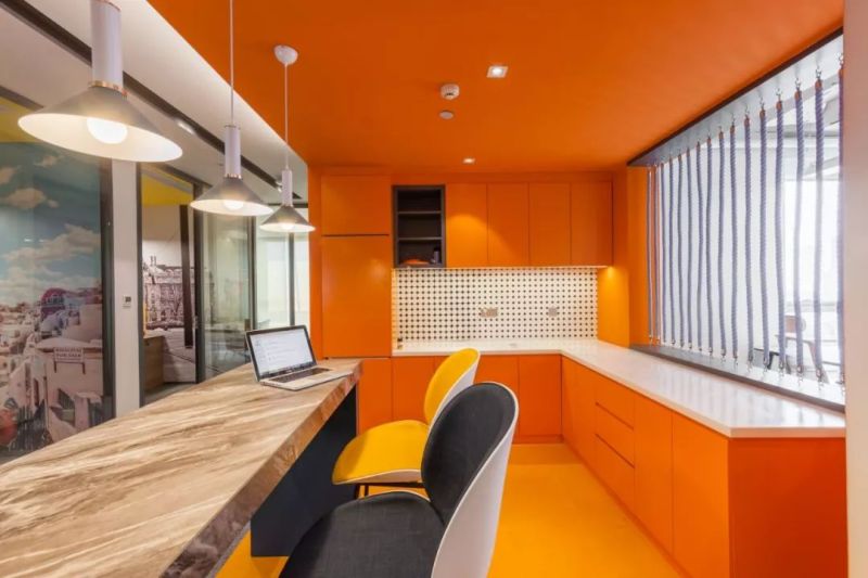 色彩“点亮”空间 | 上海蓝橙办公室