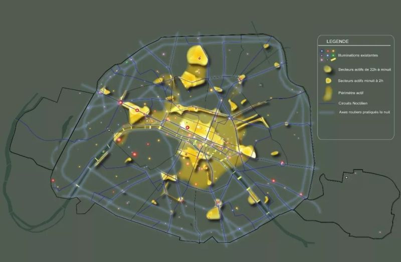 法国灯光设计大师的夜间照明世界