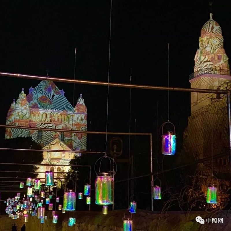 2019耶路撒冷灯光节开幕，感受圣城之光！