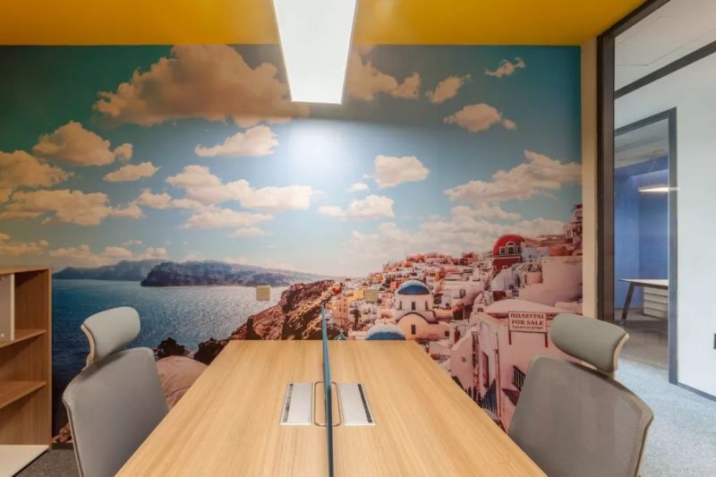 色彩“点亮”空间 | 上海蓝橙办公室