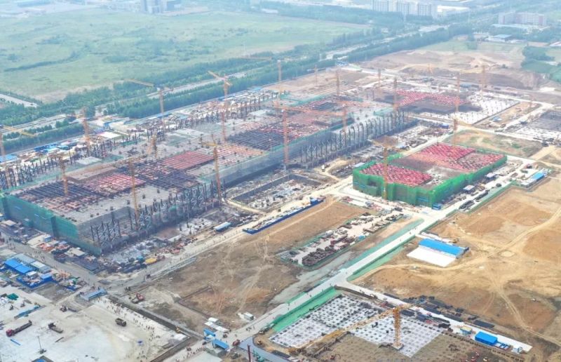 合肥维信诺首个关键配套项目签约新站！