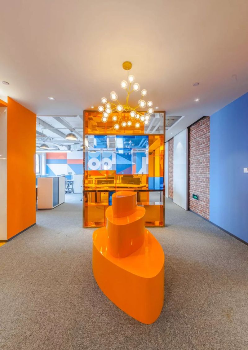 色彩“点亮”空间 | 上海蓝橙办公室