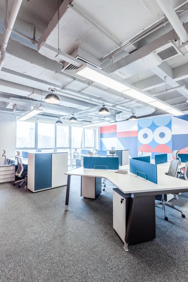 色彩“点亮”空间 | 上海蓝橙办公室