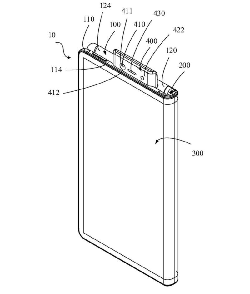 OPPO折叠手机专利：折叠屏+升降摄像头