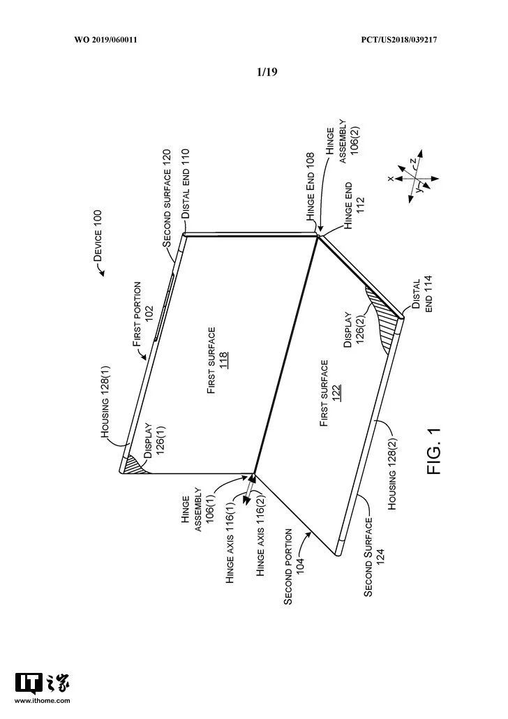 Surface Phone、OPPO、LG关于“折叠”的新专利