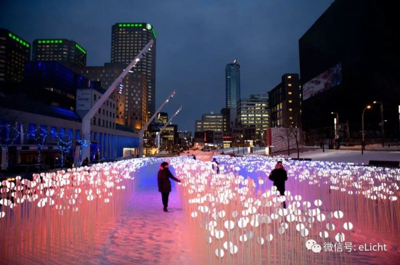 在设计之城蒙特利尔，收割发光的麦田 | 与光共舞