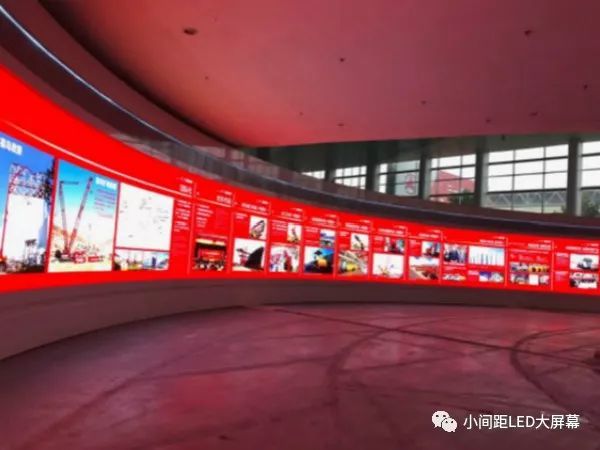 超百平米LED小间距亮相三一重工展厅