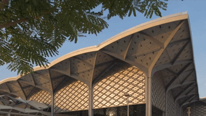 土豪又搞事了！沙漠中的星空高铁站！准备好光影梦幻的朝圣旅途