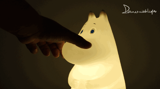 能捏的姆明灯，正式上岗