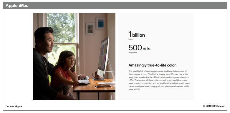 苹果正在考虑mini-LED背光LCD面板