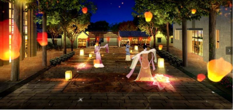 济南明府城照明策划设计