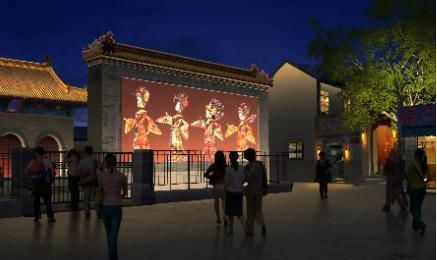 济南明府城照明策划设计