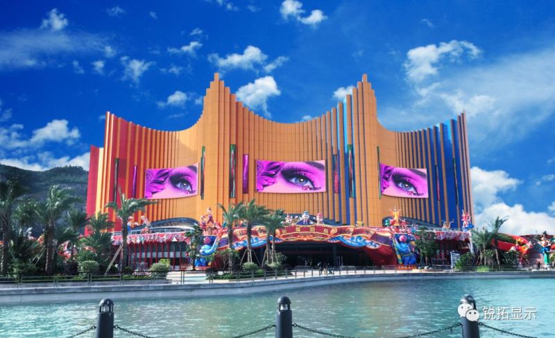 珠海长隆剧院户外创意LED显示屏项目