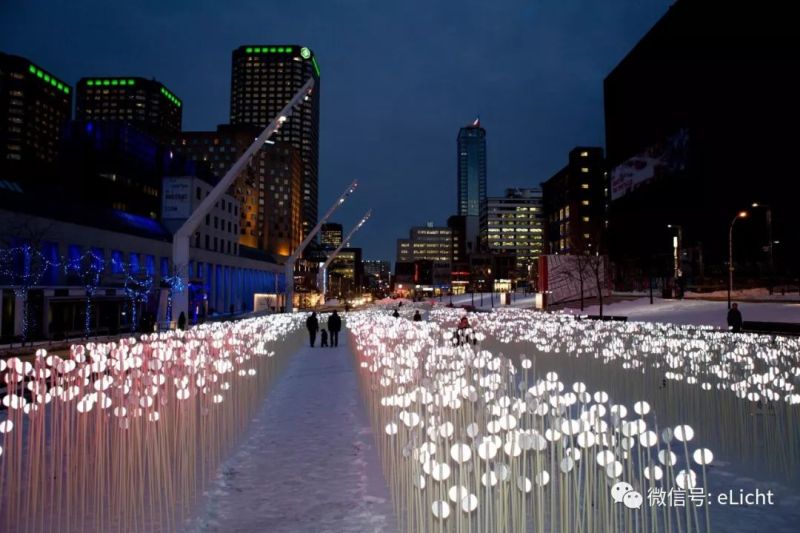 在设计之城蒙特利尔，收割发光的麦田 | 与光共舞